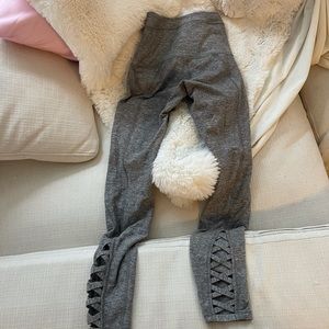 Gray high rise lululemon leggings - size 2